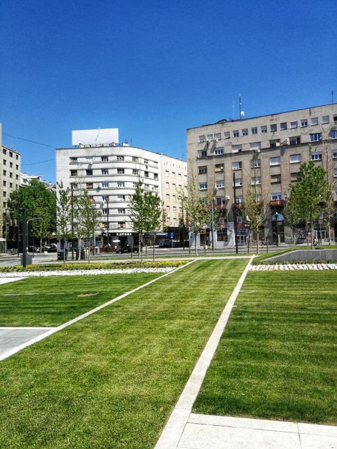 Savski Trg Belgrado Exterior foto