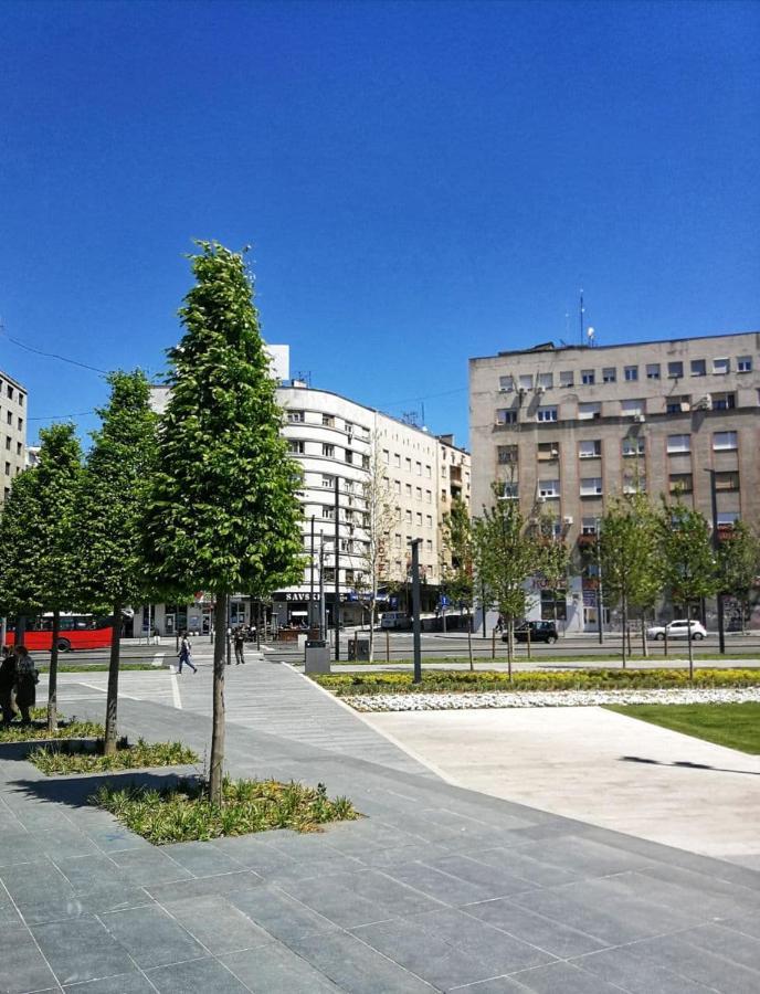 Savski Trg Belgrado Exterior foto